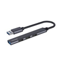 SAVIO HUB USB-A - 3 X USB-A 2.0, 1 X USB-A 3.0, GRAY AK-70 Kable i adaptery/Adaptery, przejściówki Your Sports Performance