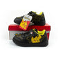 Leomil children's sports shoes Pokemon sneakers lightweight with velcro black