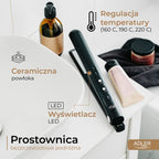 ADLER AD 2327b hair straightener black AGD - Produkty/Prostownice do włosów Your Sports Performance