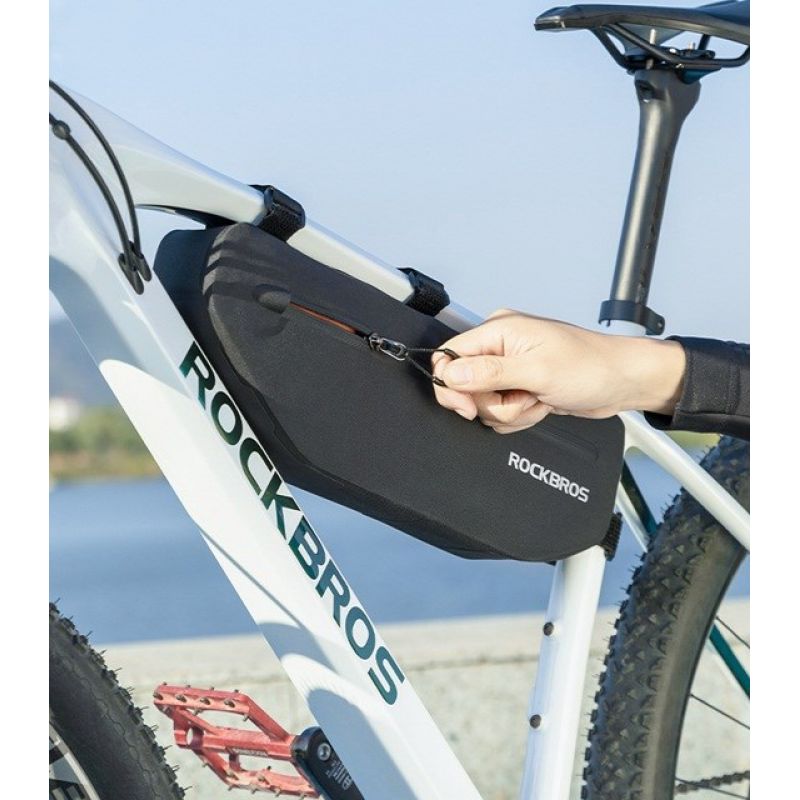 Rockbros AS-043 Velcro Bicycle Bag 3l - Black Import z Action/Rowery i akcesoria/Torby i sakwy Your Sports Performance