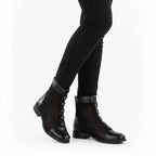 Women's mesh ankle boots with flowers, black, Jezzi 130 To be categorized Your Sports Performance