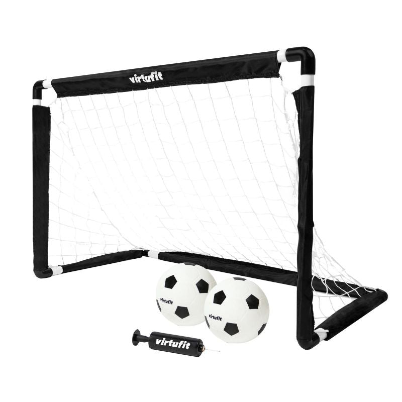 VIRTUFIT CHILDREN'S SOCCER GOAL SET WITH 2 BALLS AND PUMP - SOCCER GOALS - 92 In preparation Your Sports Performance