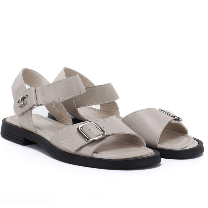 Vinceza 26-62303 beige women's leather sandals Vinceza