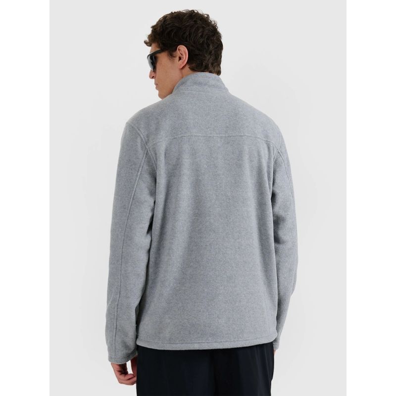 Men’s Regular-Fit Fleece Jacket with Stand-Up Collar 4F 4FRMM00TFLEM435-27M