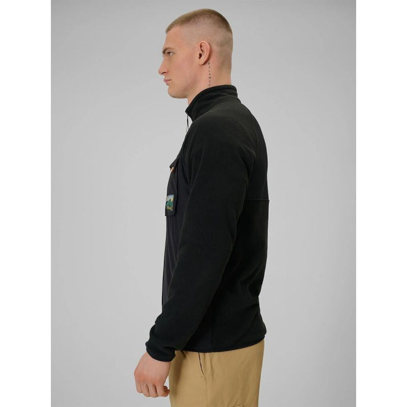 Regular men's fleece with stand-up collar 4F 4FRAW25TFLEM446-20S