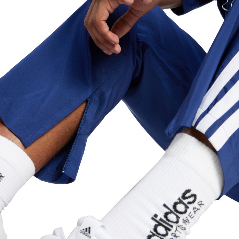 Men's adidas Essentials 3-Stripes Stanford Open Hem Pants Blue JE6400
