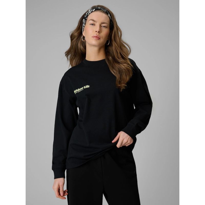Women's longsleeve regular with print 4F 4FRSS26TSWSF2834-20S 4f