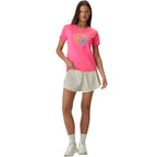 Women's T-shirt 4F F2718 fuchsia 4FWSS26TTSHF2718 55S