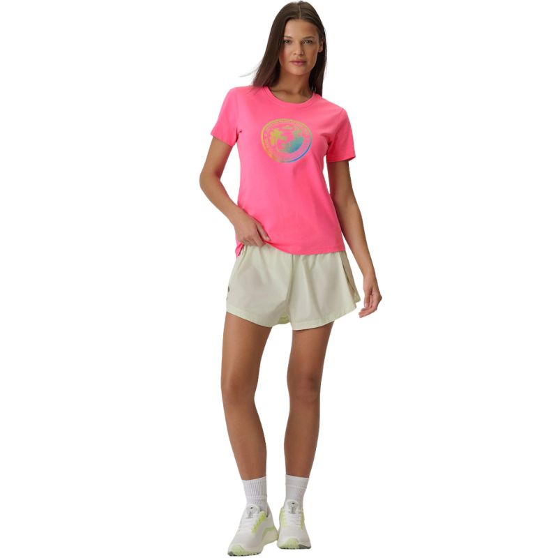Women's T-shirt 4F F2718 fuchsia 4FWSS26TTSHF2718 55S