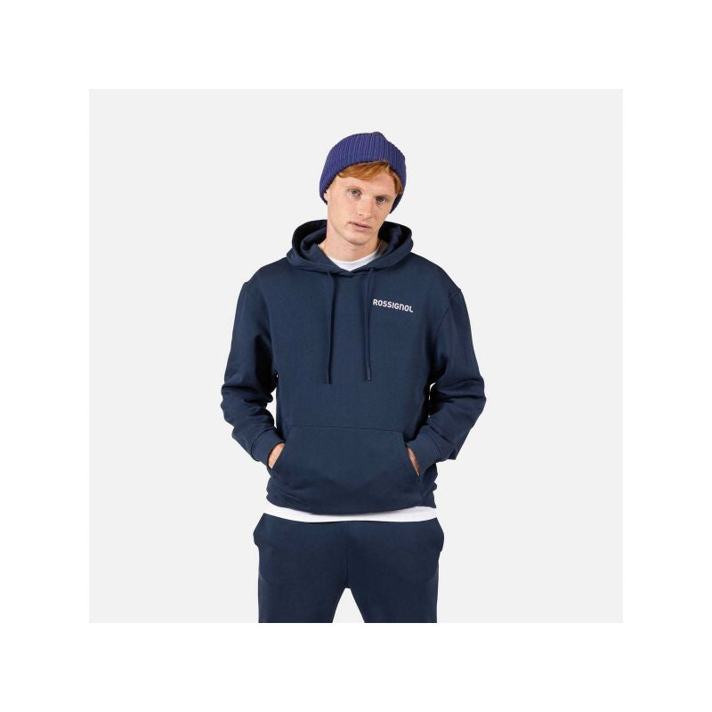 Men's sweatshirt ROSSIGNOL WATERFALL H RELAX SWEATSHIRT navy blue