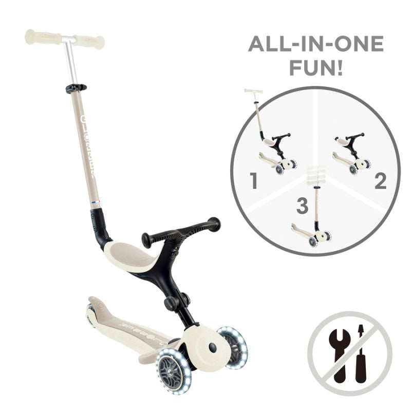 Scooter with ride-on seat GO•UP ACTIVE LIGHTS ECOLOGIC (745-566) To be categorized Your Sports Performance