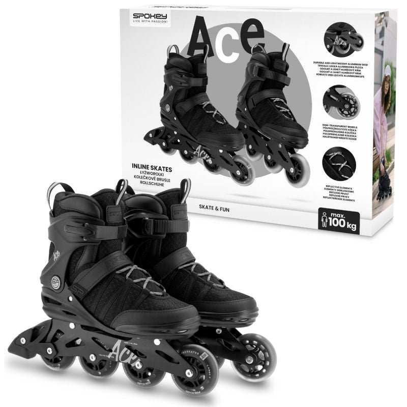 Spokey Ace SPK-944696 roller skates size 43 Accessories/Skating/Rolki (pozostałe) Your Sports Performance