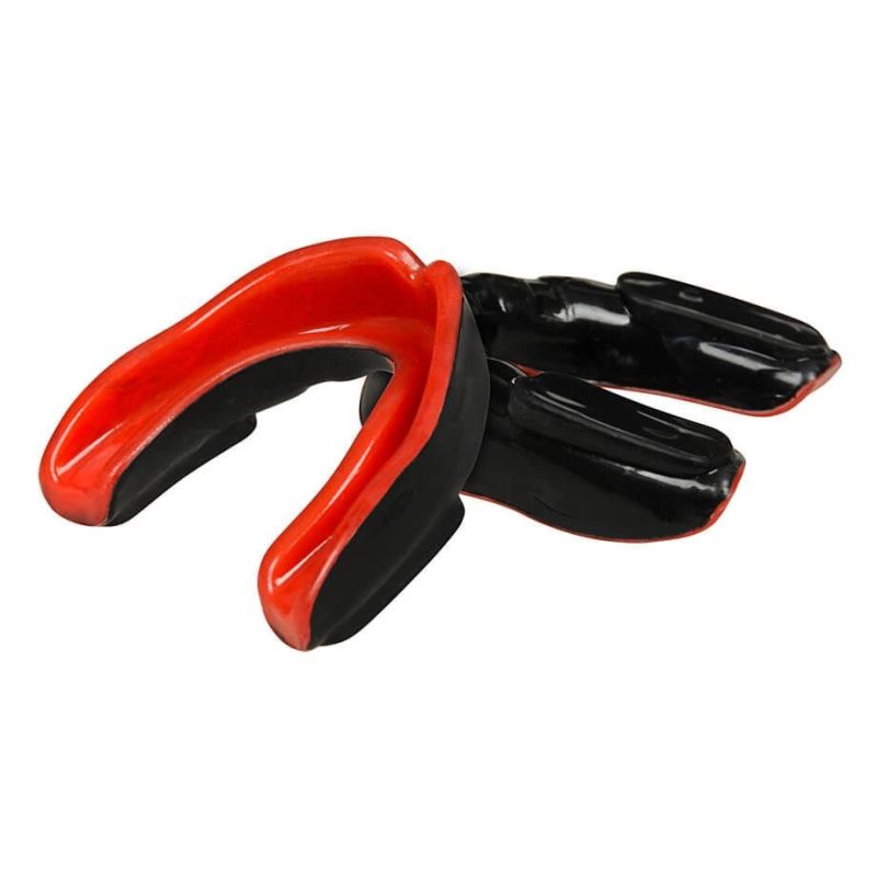 Gel Mouthguard + Box - Black and Red | GelTech ochraniacze zębów Your Sports Performance