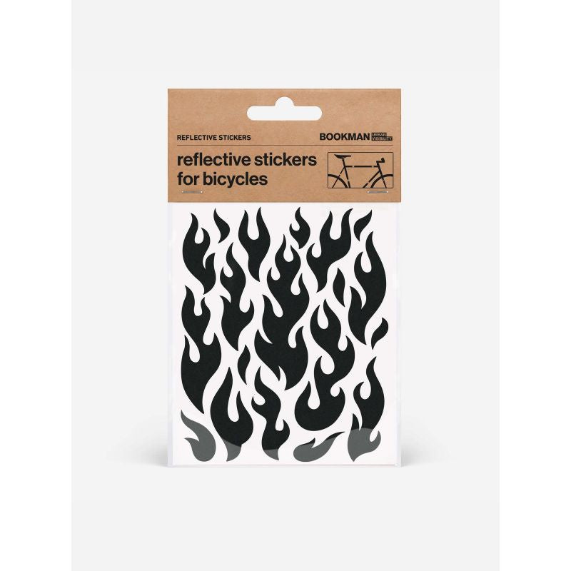 BOOKMAN Reflective Stickers Flames sticker Import z PMSport Your Sports Performance