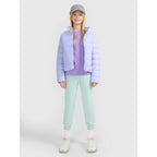 Girls' down jacket with synthetic filling 4F 4FJWSS25TDJAF515-52S *Kategoria tymczasowa Your Sports Performance