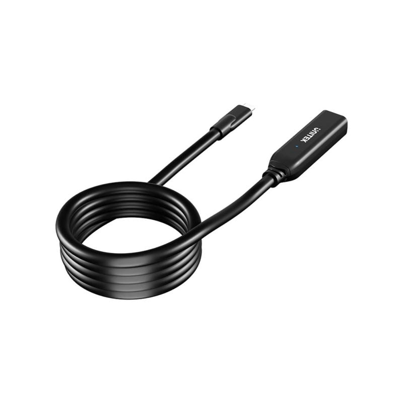UNITEK USB-C EXTENSION CABLE 10GBPS, 5M, BLACK Kable i adaptery/Kable USB Your Sports Performance