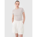 Women's slim ribbed t-shirt 4F 4FRSS25TTSHF2696-83S *Kategoria tymczasowa Your Sports Performance