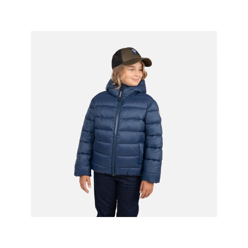 Rossignol Boy Lt Quilt Jacket Navy Blue Import z PMSport Your Sports Performance
