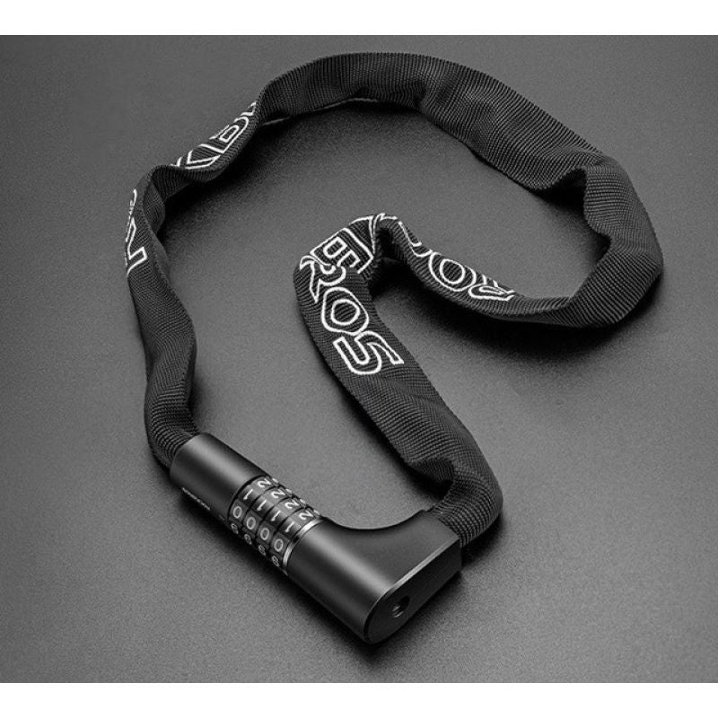Rockbros 3230002001 bicycle lock with combination and key - black In preparation Your Sports Performance