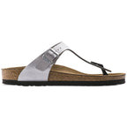 Birkenstock Gizeh Birko-Flor silver regular wide women's flip-flops (0043851) Footwear/Lifestyle/Brinkenstock/Japonki Birkenstock