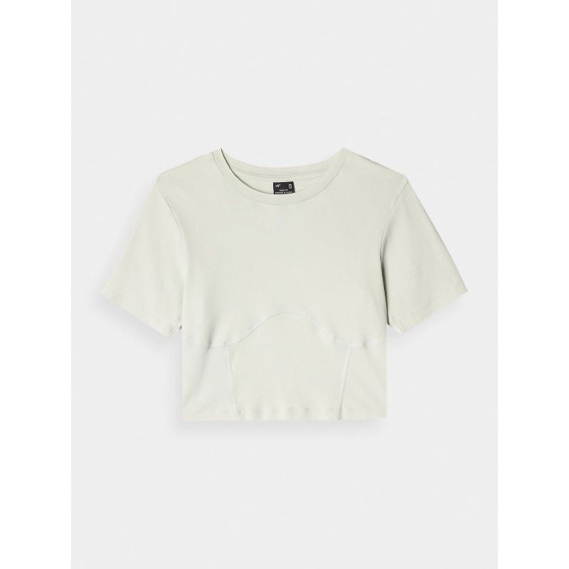 Women's crop top slim plain 4F 4FRAW24TTSHF2581-47S *Kategoria tymczasowa Your Sports Performance