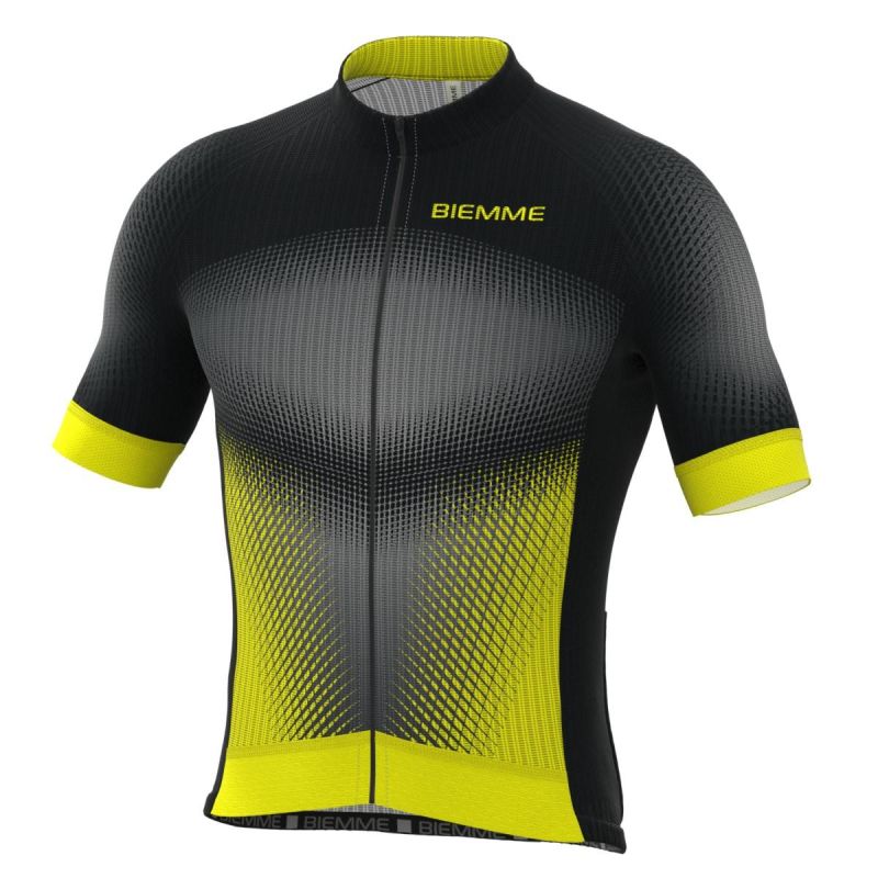 Biemme ZONCOLAN T-shirt black yellow M Clothing Your Sports Performance