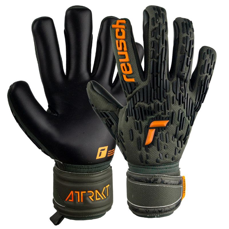 Reusch Attrakt Freegel Silver 53 70 035 5555 goalkeeper gloves Accessories/Gloves Your Sports Performance