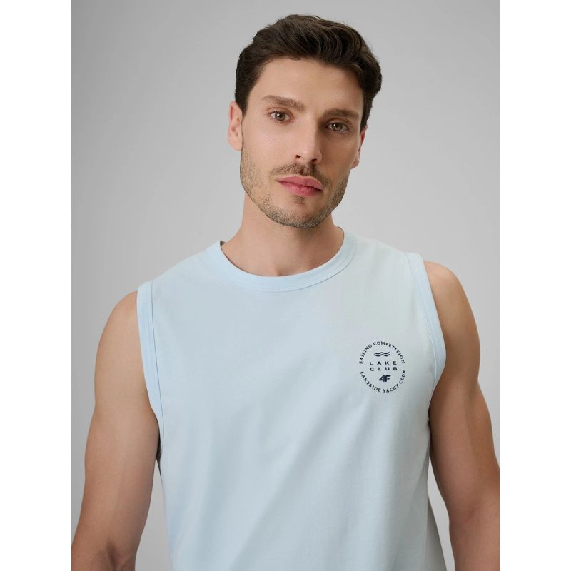 Men's sleeveless relaxed smooth t-shirt 4F 4FRSS26TSLEM330-34S 4f