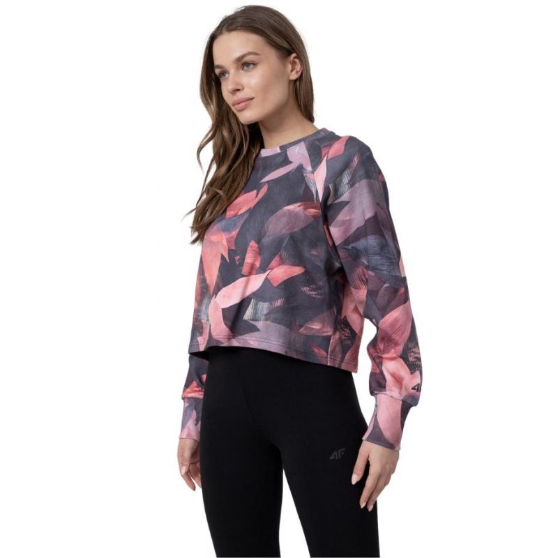 4F multicolor allover sweatshirt W H4Z22 BLD034 90A Clothing/Outdoor 4F