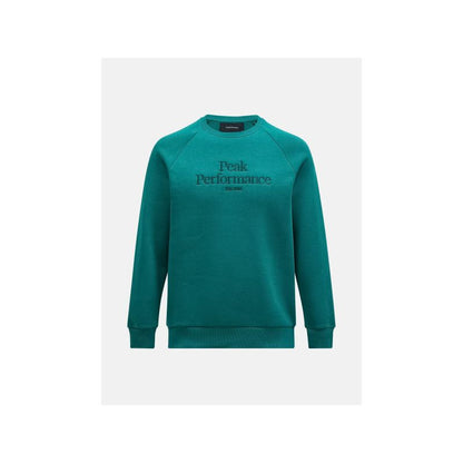 Peak Performance M Original Crew Green Sweatshirt Peak Performance