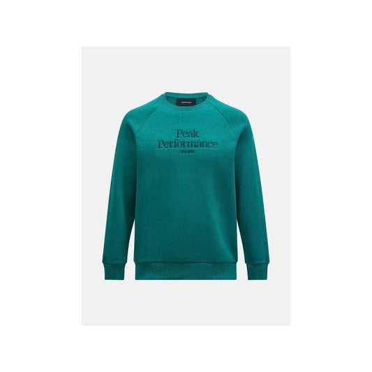Peak Performance M Original Crew Green Sweatshirt Peak Performance