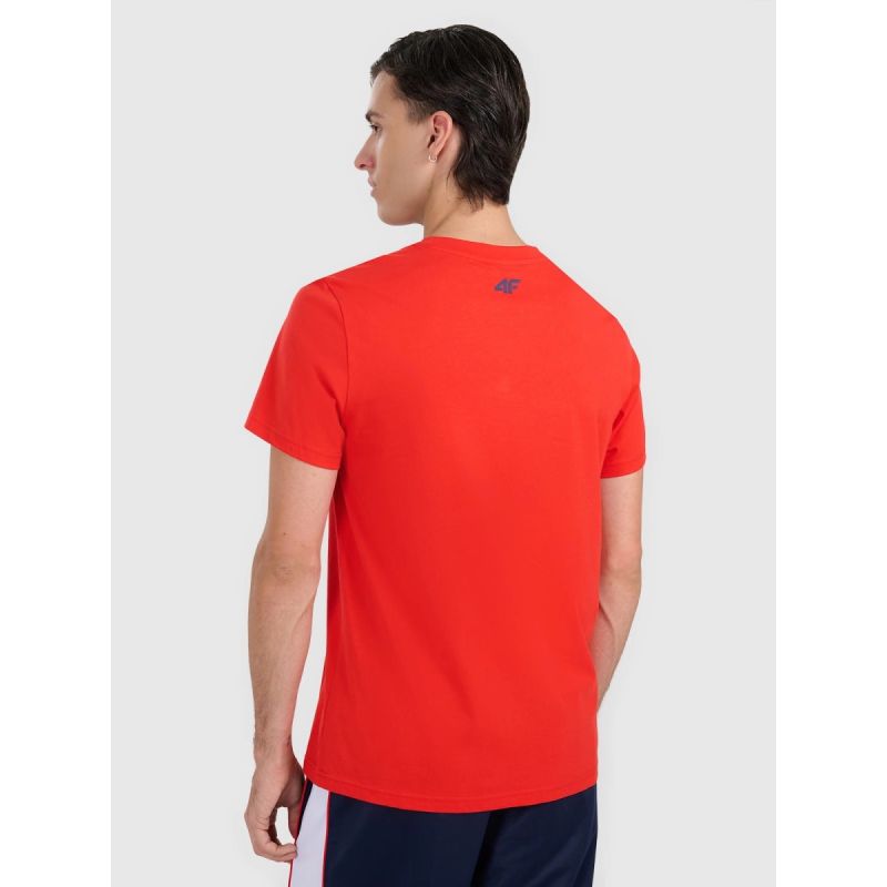 Men's regular printed T-shirt 4F 4FRAW25TTSHM3225-62S *Kategoria tymczasowa Your Sports Performance