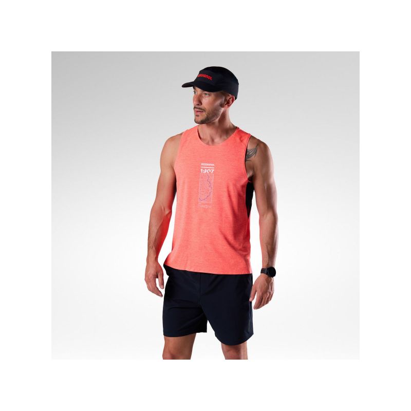 ROSSIGNOL M Sapa Ultra Tank men's t-shirt red