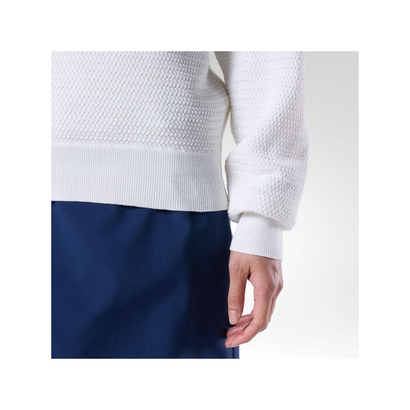 ROSSIGNOL Women's Sweater W Knitted V Neck White