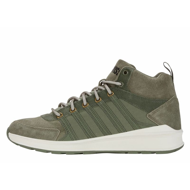 K-Swiss Vista Trainer MID WNT men's leather shoes high sneakers green (07145-379-M) In preparation Your Sports Performance
