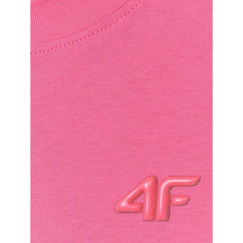 Girls' loose plain T-shirt 4F 4FJRSS26TTSHF3984-54S