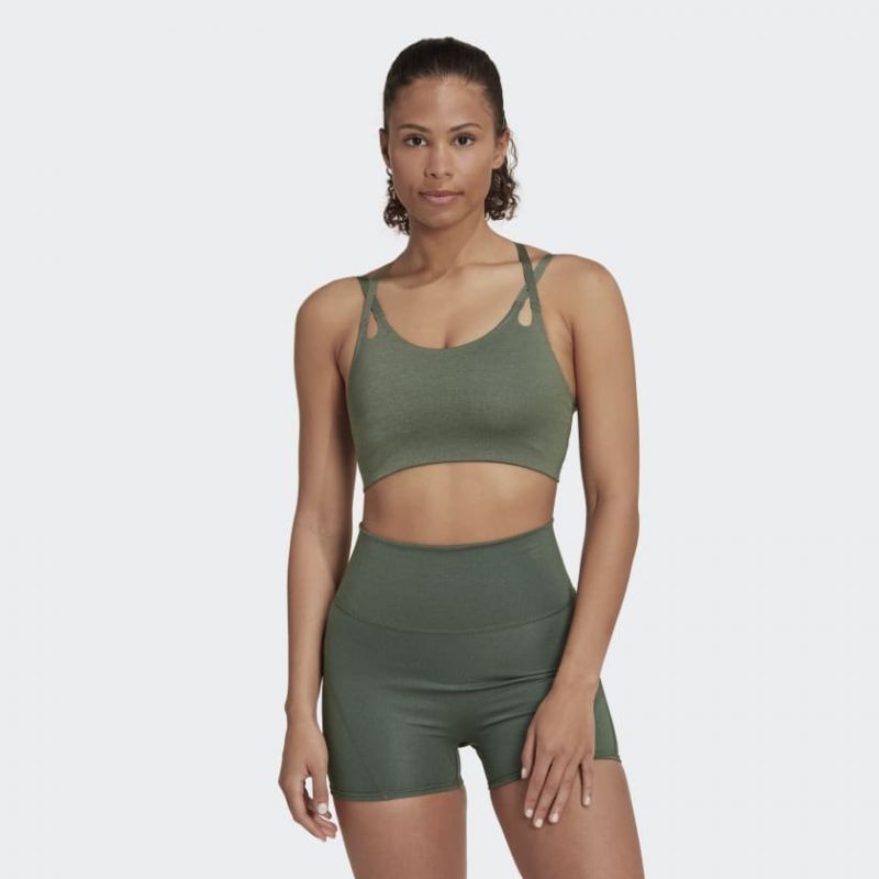 Adidas Yoga Luxe Studio Light-Support Fire Bra W HL8600 Clothing/Running Adidas