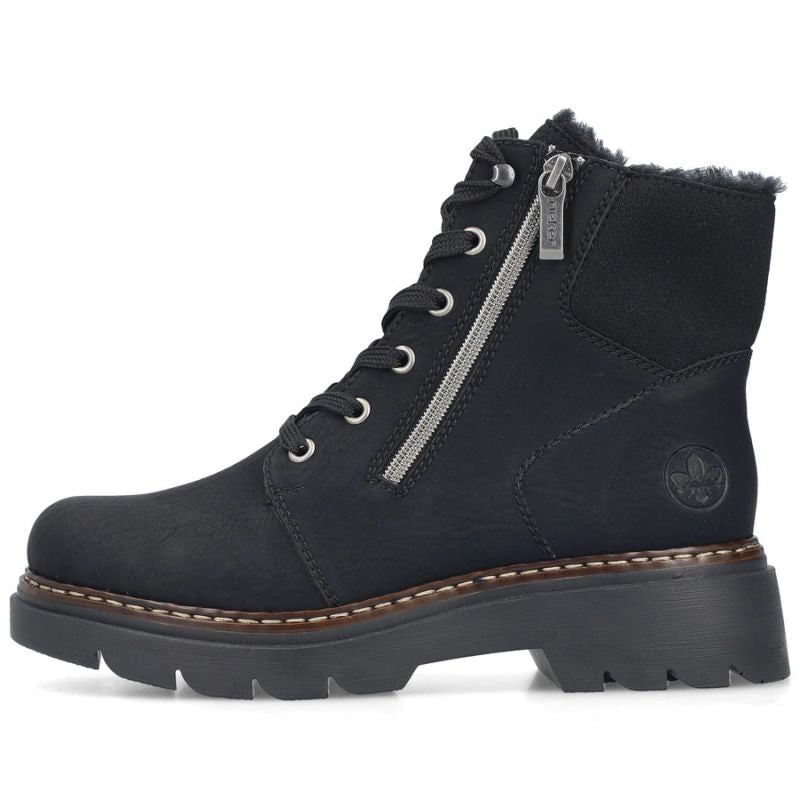 Comfortable Women’s Black Hiking Boots Rieker 76720-00