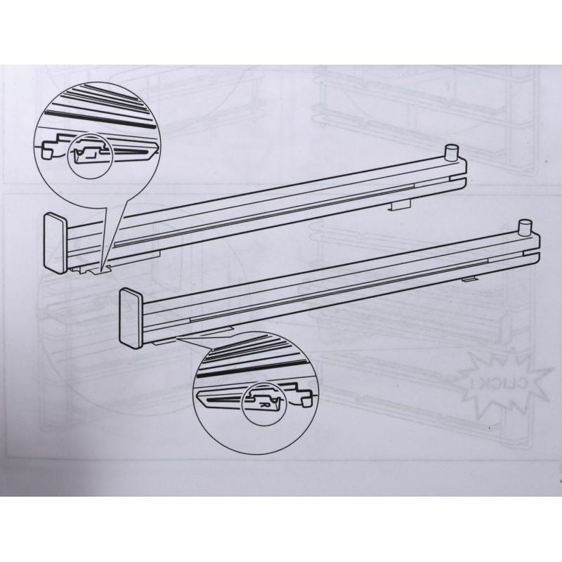 ELECTROLUX TR2LV 2-level telescopic guides AGD - Akcesoria/Do piekarników - akcesoria Your Sports Performance