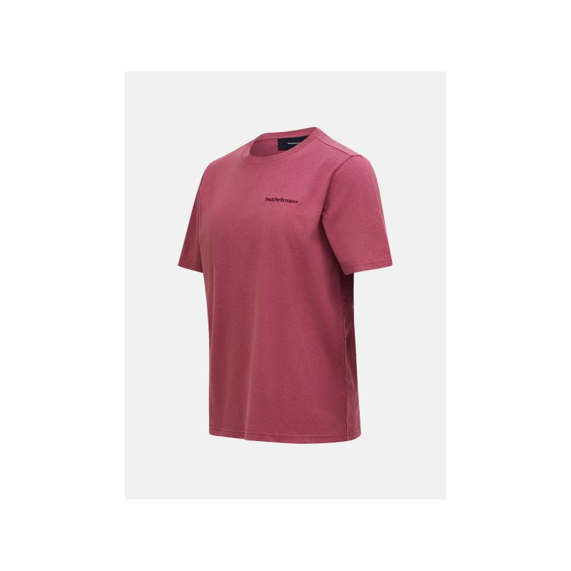 PEAK PERFORMANCE M Original Small Logo Tee red