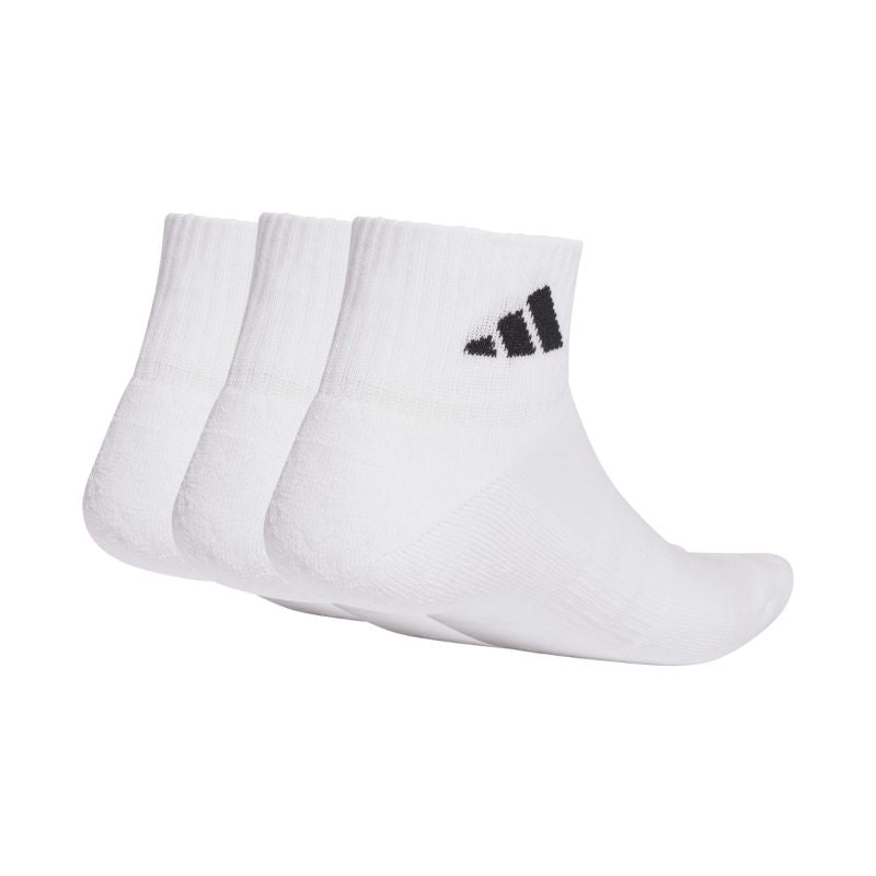 adidas Cushioned Sportswear Ankle 3P Socks, White JZ0523