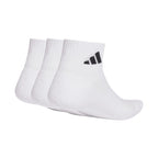 adidas Cushioned Sportswear Ankle 3P Socks, White JZ0523
