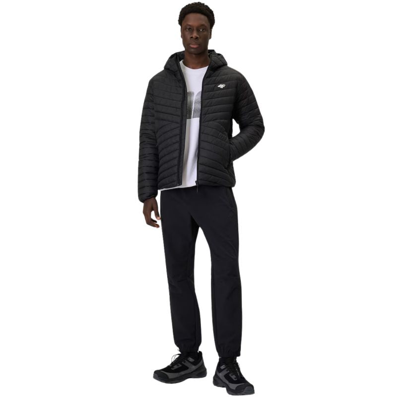 Men's jacket 4F M0852 deep black 4FWSS26TDJAM0852 20S