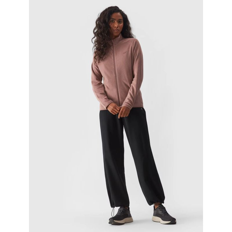Regular women's fleece with stand-up collar 4F 4FWMM00TFLEF294-83S *Kategoria tymczasowa Your Sports Performance