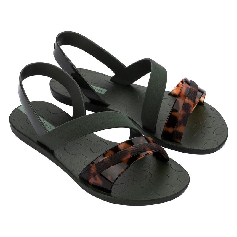 Ipanema Vibrant women's sandals shoes, fashionable and comfortable, green Ipanema