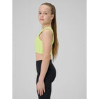 Girls' sports bra 4F 4FJRSS26USBAF285-45S