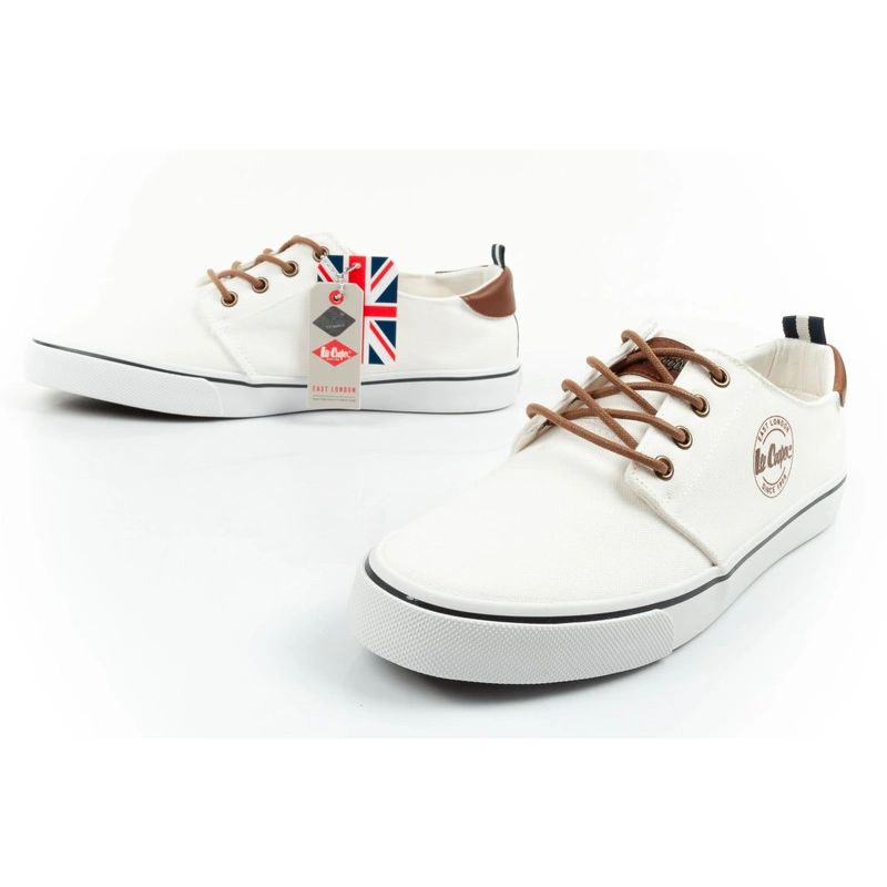 Lee Cooper men's sports shoes sneakers fashionable white comfortable Lee Cooper
