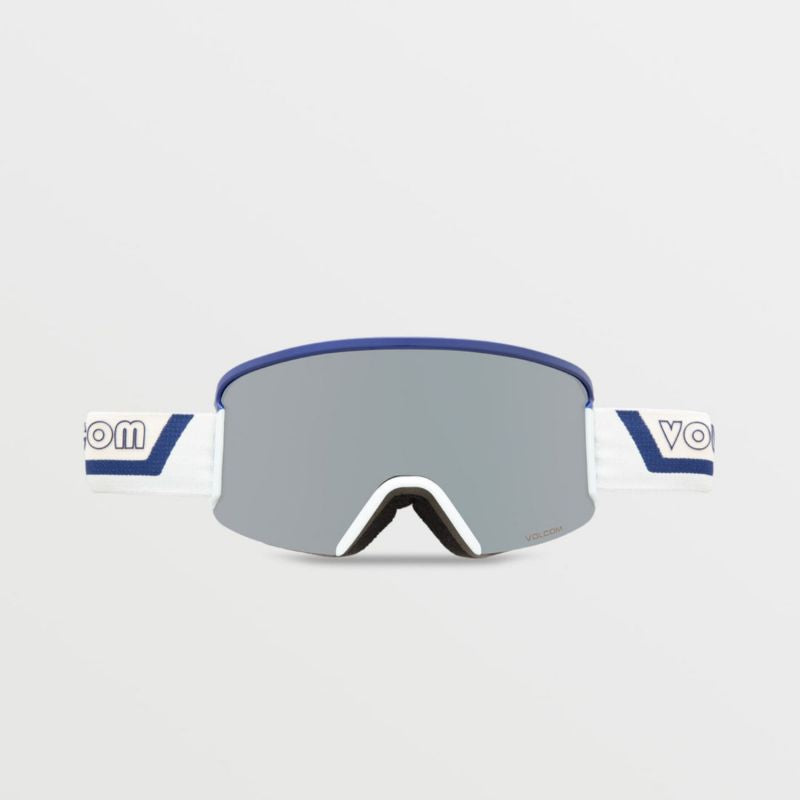 Volcom GARDEN DARK BLUE OFF WHITE SKY/SILVER CHROME snowboard goggles (VG0122106) Accessories/Skiing/Gogle/Volcom Your Sports Performance