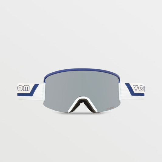 Volcom GARDEN DARK BLUE OFF WHITE SKY/SILVER CHROME snowboard goggles (VG0122106) Accessories/Skiing/Gogle/Volcom Your Sports Performance
