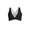 CASALL V-neck Crossback Bikini Top Black Import z PMSport Your Sports Performance